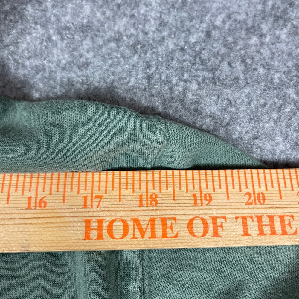 The North Face Graphic Pullover Hoodie Mens Lg Green Terry Grizzly Bear Mountain - Picture 8 of 16